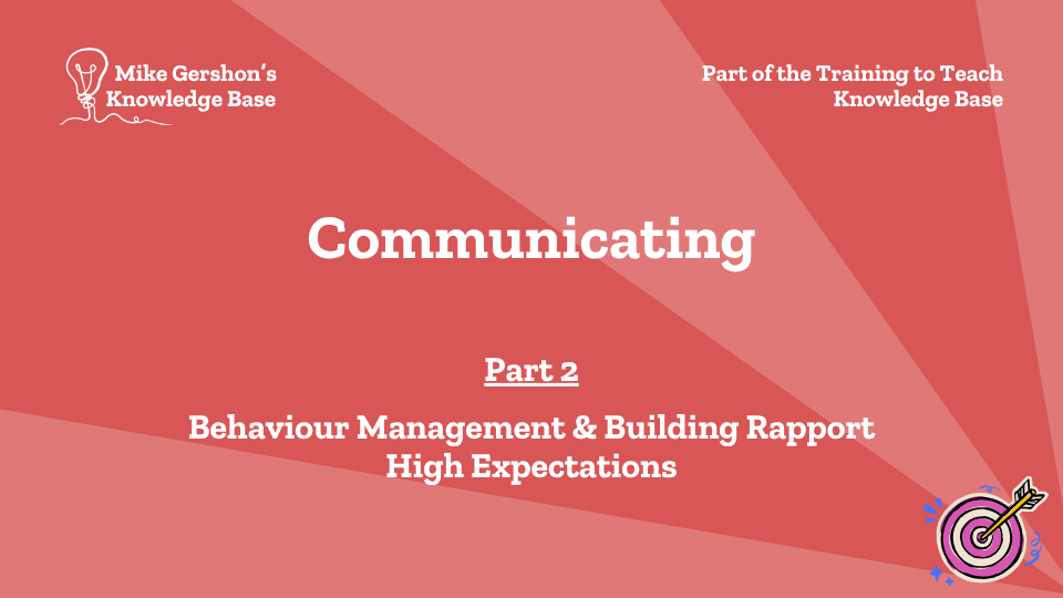 Communicating – Part 2